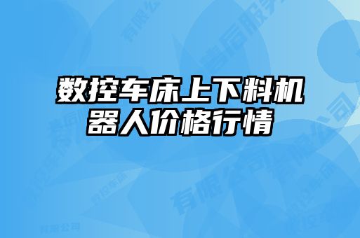 數(shù)控車床上下料機(jī)器人價(jià)格行情